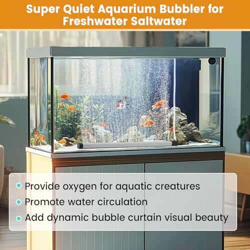 Diffuseur d'oxygène dissous silencieux hygger pour grand aquarium d'eau douce - 11