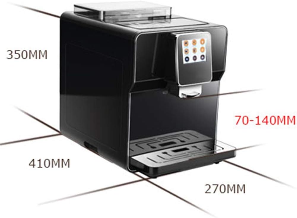 Super Automatic Cafe Quality Espresso, Latte, Americano and Cappuccino Machine with Whole Bean Grinder and Milk Frother, White