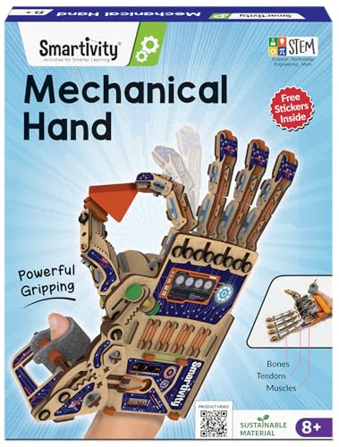 Smartivity DIY Robotic Mechanical Hand STEM Toy for Kids 8-14 Years Old | Parents Choice Award...