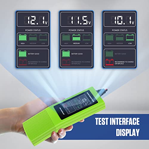 Mr Cartool Car Battery Capacity Tester B50 Battery Voltage Display 12V 24V Load Current Status Voltage Monitor For Vehicles Motorcycle #TOP5