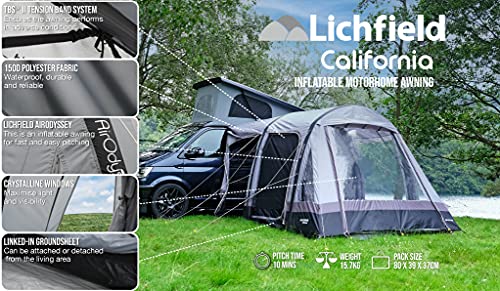 Wohnwagen Vorzelt Lichfield Unisex California für Fahrzeuge