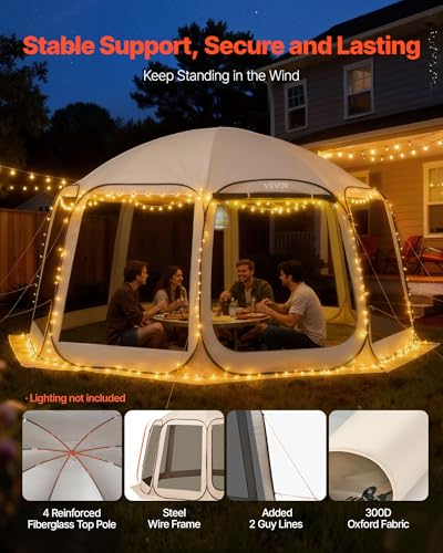 VEVOR 15x13.8ft Pop Up Screen House