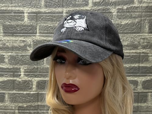 Image of Embroidered Animal Hat Gift for Men Women, Adjustable Baseball Cap | Animal Lover Collection, Casual Outdoor Wear, Breathable Cotton Fabric, Adjustable Buckle Closure