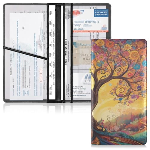 Organizador para Documentos de Cuero Slim miniatura 1
