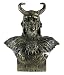 11 Inch Loki Armored God with Horns Head and Bust Statue Figurine