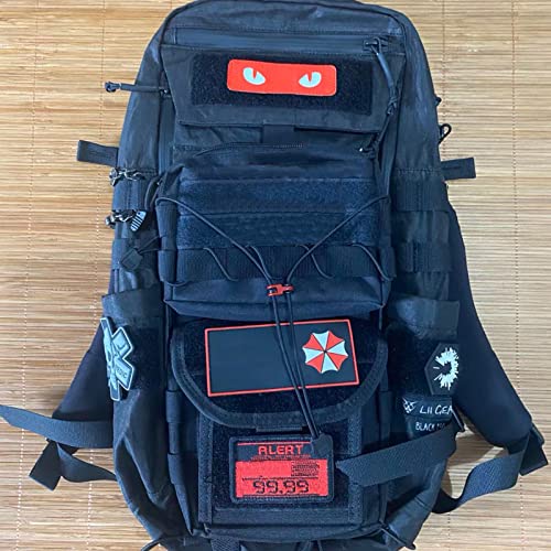 Azarxis 2 Pack Molle Pouches, Tactical Compact Water-Resistant Edc Small Utility Pouch Waist Bags Sundries Storage Admin Organize Gear Gadget For Military Backpack (Black) #TOP6