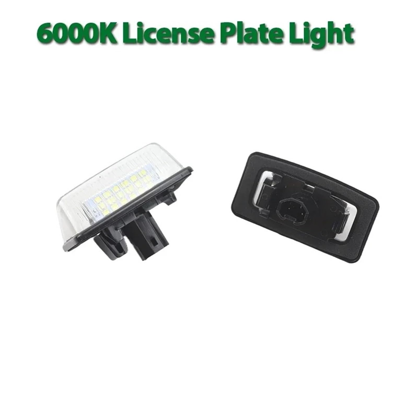 Iluminación De Matrícula Para Toyota Alphard Wish Noah Voxy Estima Caldina Para Corolla Para Crown Previa 2x LED Trasero SMD Lámpara Placa Matrícula 6000K