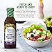 Walden Farms Honey Balsamic Vinaigrette – Calorie-Free, Low Carb, Keto-Friendly, Vegan, Sugar-Free Dressing with Sweet Honey & Tangy Balsamic – 12 oz Bottle
