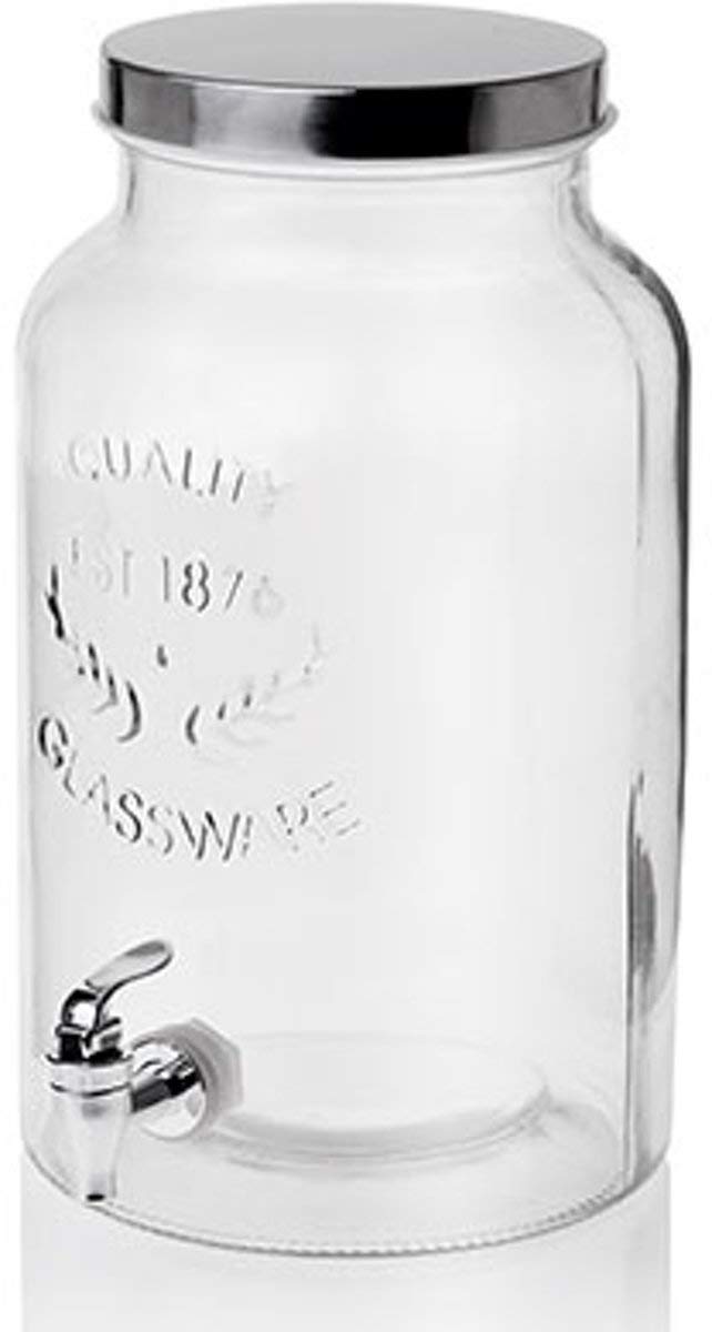Montana :Fresh 050828 - Dispensador de bebidas (5,8 L, 21,5 x 34,5 x 21,5 cm, cristal transparente y plástico)