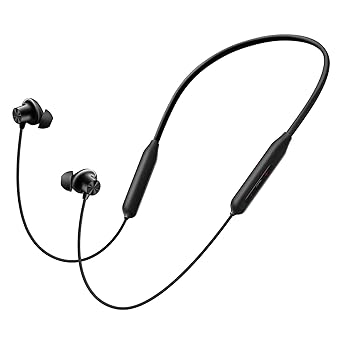 OnePlus Bullets Wireless Z3 in Ear Neckband with 12.4Mm Drivers, 3D Spatial Audio,10 Mins Charge for 27 Hrs Playback, AI Call Noise Cancellation, 4 EQ Preset, Dynamic Bass Enhancement & BT5.4, Black - image, photos