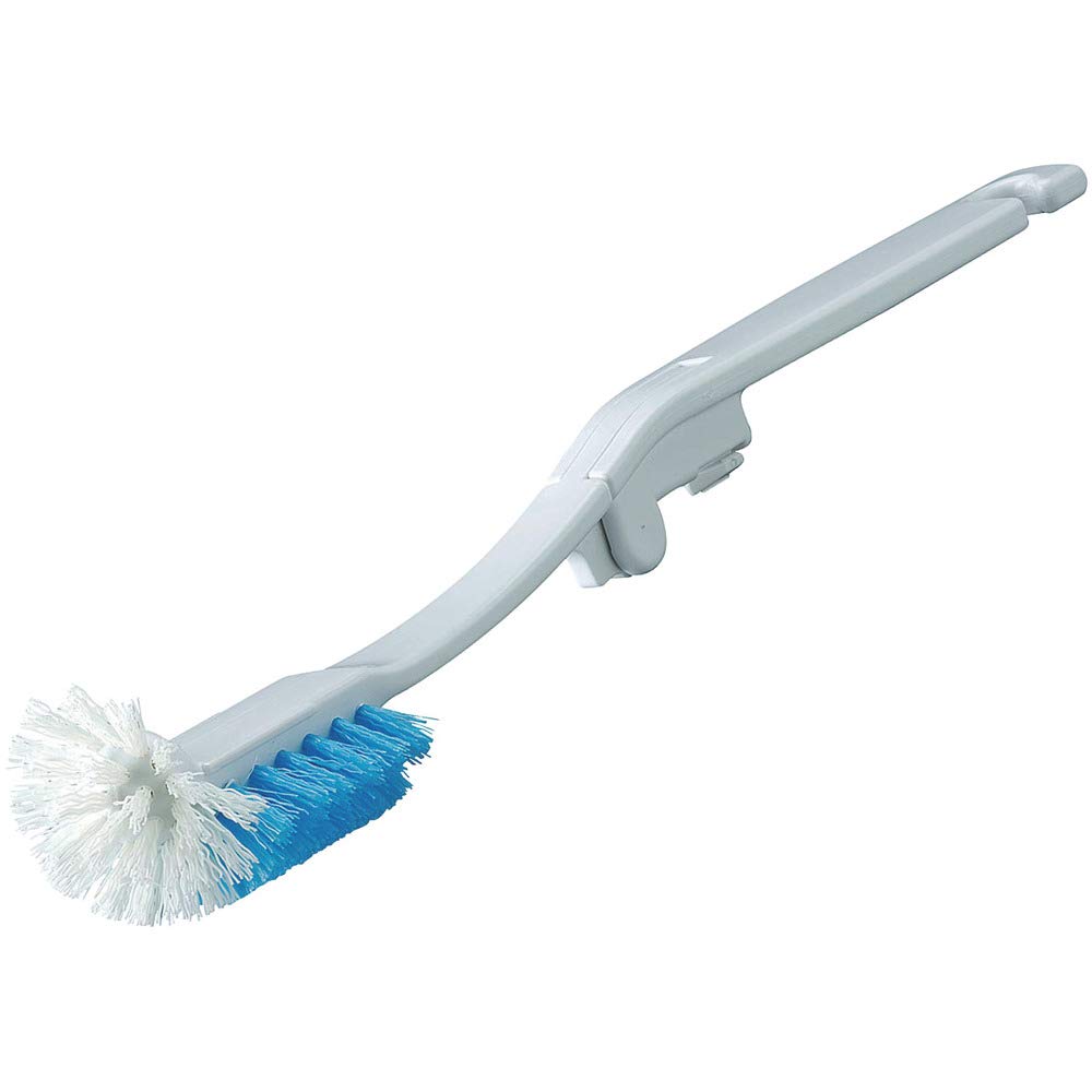 Mameita PRO Bathroom Drain Brush BS-216 White 4.5 × 4.8 × 31cm