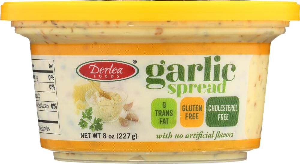 Derlea Spread Garlic - 8 oz (Pack of 6)