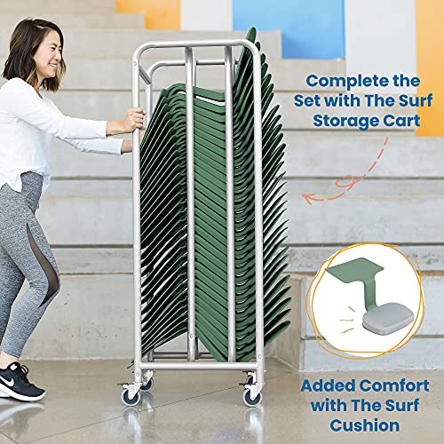 Image of ECR4Kids The Surf Portable Activity Lap Desk, Classroom Essentials, Sage