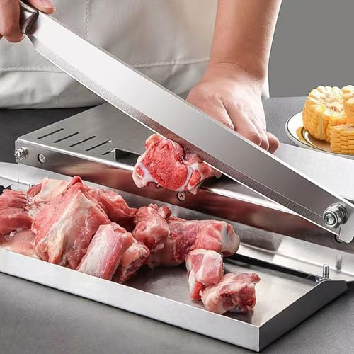 Cortadora Manual de Carne Acero Inoxidable con Báscula miniatura 4