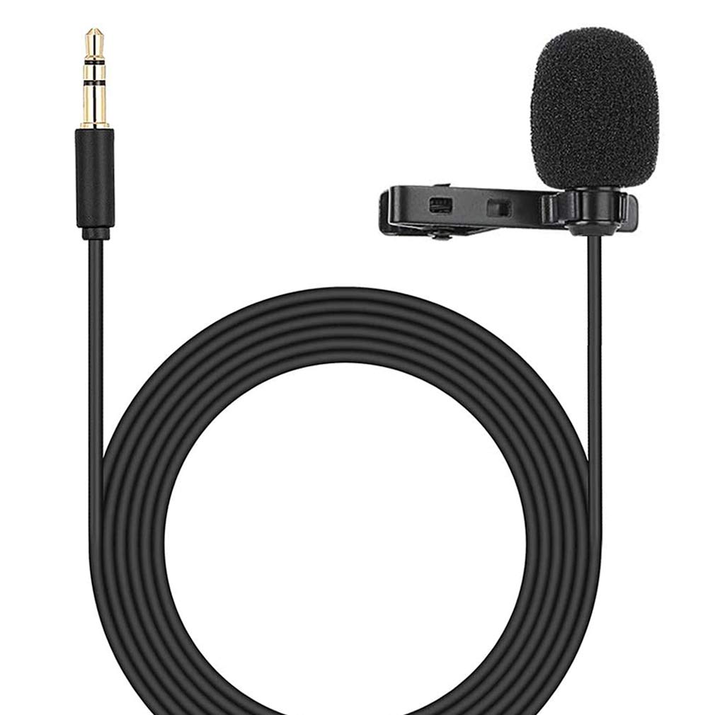 Professional Lavalier Microphone All-round Harvest, Easy Lapel Clip On System Mic for Recording YouTube/TikTok/Kwai Conference/iPhone/Android(Black): Amazon.com.au: Electronics