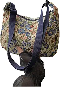 Bolsa de ombro feminina, bolsa transversal, estilo nacional, retrô, xadrez, férias, moedas, bolsa, sacola com alça ajustável