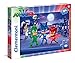 Clementoni- PJ Masks e Romeo Supercolor Puzzle, Multicolor, 104 pezzi (27209)