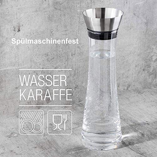 1,5 Liter Glas Karaffe Mit Sieb - Borosilikatglas Hitzebeständig