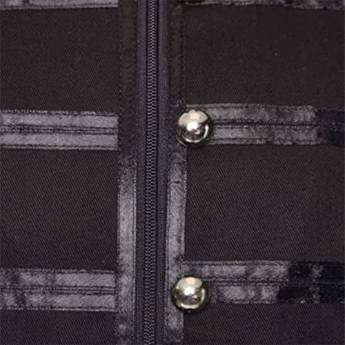 Men's Gothic Style Suit Coat Lightweight Slim Fit Long Jacket for Stage, Festival or Club Events2