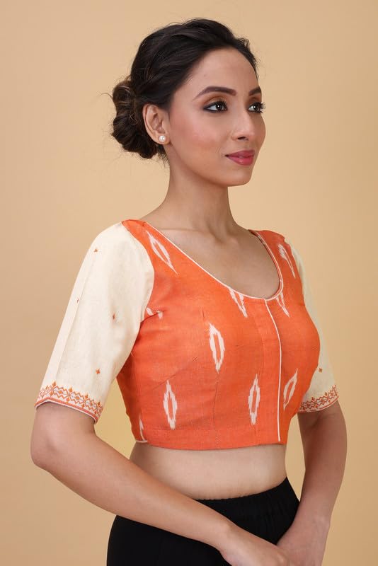 Image of RENE IKKAT Blouse(D-005679)