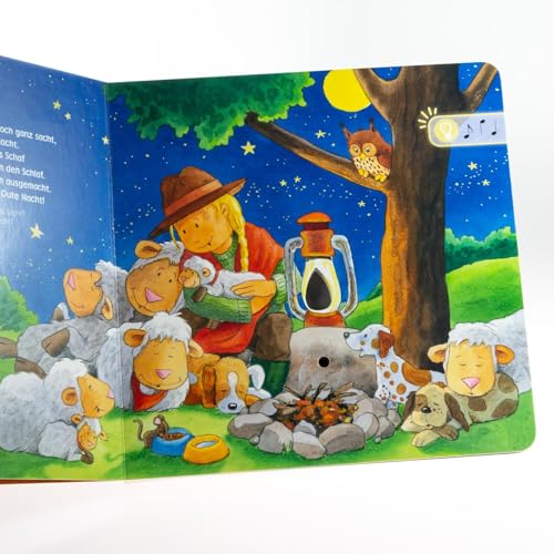 Hör mal (Soundbuch): Mach mit - Pust aus: Gute Nacht, ihr kleinen Tiere: Zum Hören, Auspusten und Mitmachen ab 2 Jahren. Mit Puste-Licht und Musik für eine Gute Nacht (Deutsche Version)