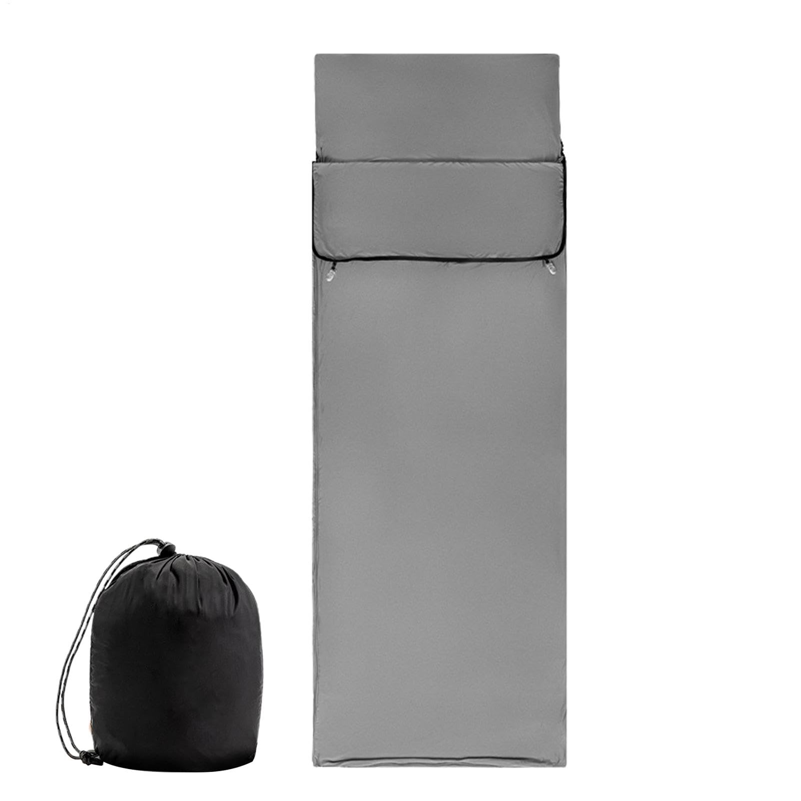 Saco de dormir para clima frío, saco de dormir para camping, ligero, para senderismo, extraíble y lavable, para mochila, hotel, camping, hostales