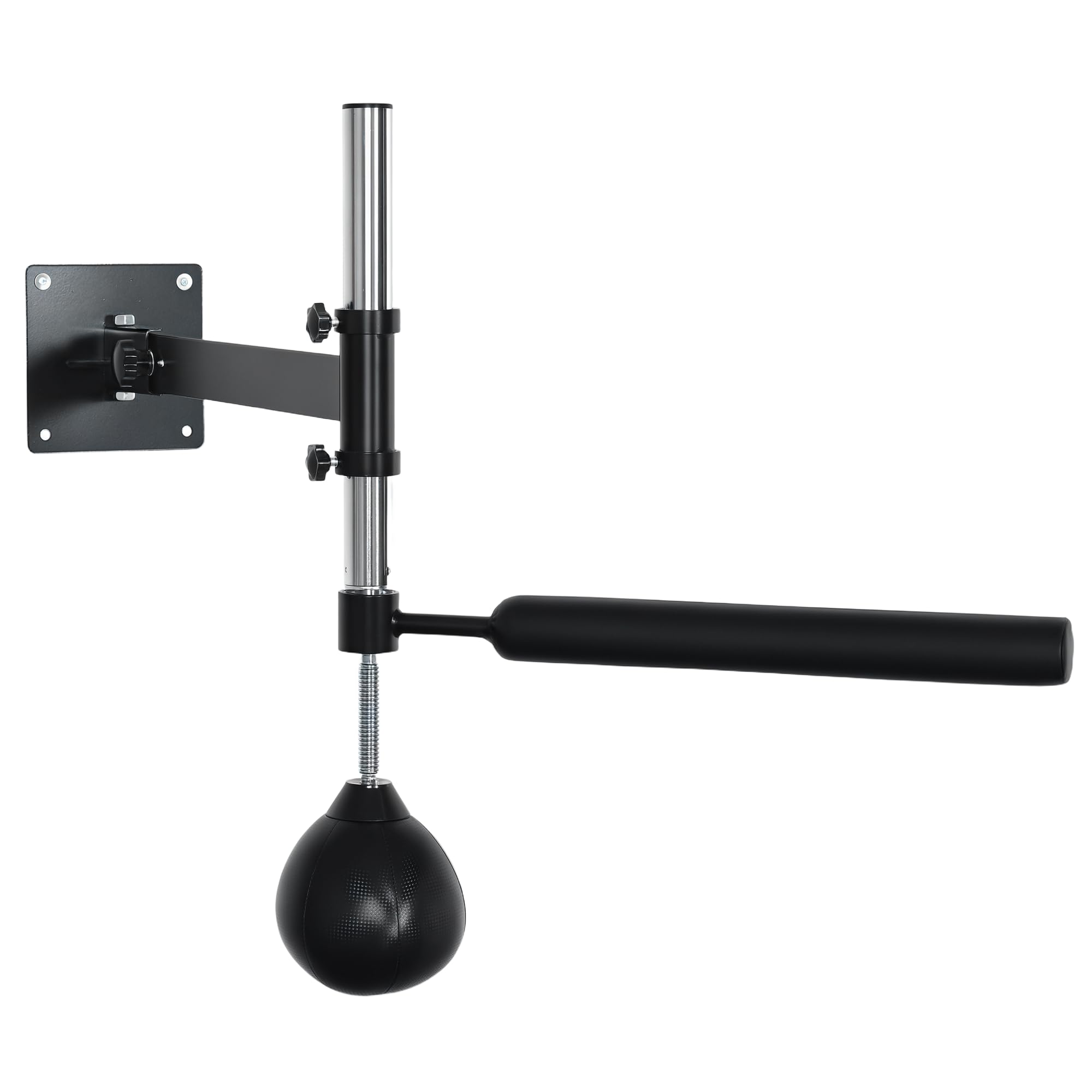 SoozierLightweight Fast-Reflexes Speed Bag Boxing Punching Bag Wall Mount Height Adjustable, MMA, Martial Arts, and Boxing Equipment for Training at Home, Heavy-Duty, 9" H x 7" Dia.