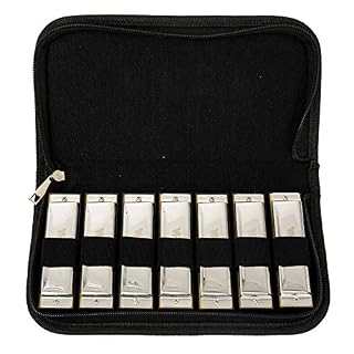 HH 2223 CASCHA BLUES Harmonica Set avec Sac Diatonique 7 Tonalités C – D – E – F – G – A – BB - Les Beatles, Paul McCartney, John Lennon, RIngo Starr, George Harrison HH 2223 CASCHA BLUES Harmonica Set avec Sac Diatonique 7 Tonalités C - D - E - F - G - A - BB – Image 3