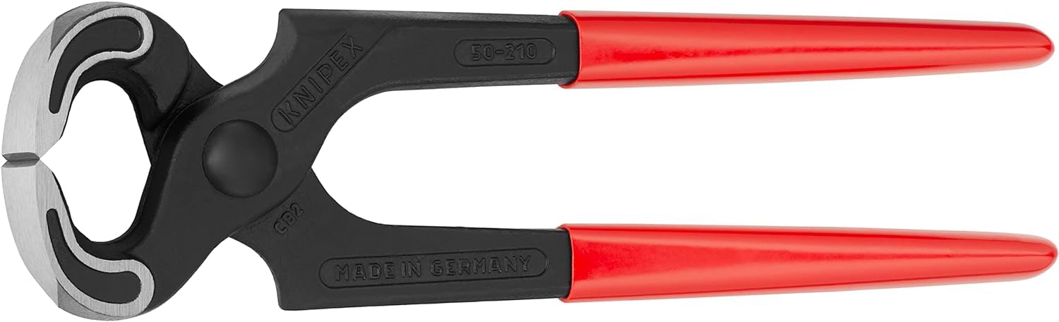 KNIPEX Tenaille de menuisier gainées en plastique 210 mm, 50 01 210
