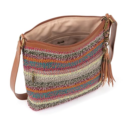 Image of The Sak Lucia Crossbody Bag in Crochet, Convertible Purse with Adjustable Shoulder Strap