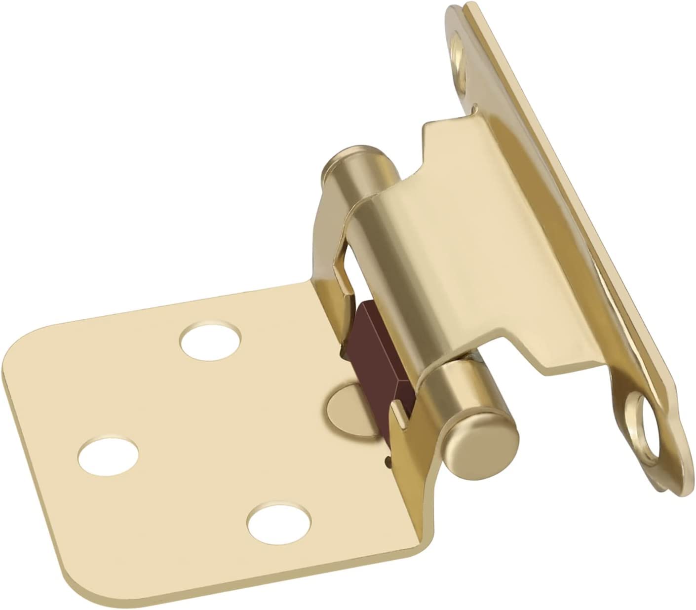 Vallecloud Lot De 4 (2 Paires) Charnières D'armoire En Laiton Antique