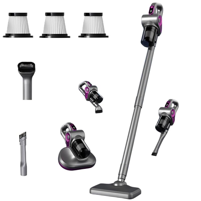 Yaasier Aspirapolvere Senza Fili, 550W/50Mins/40KPA Scopa...