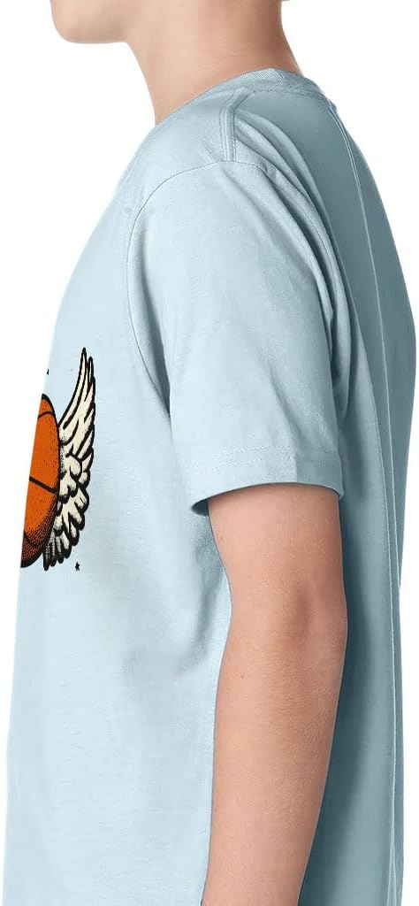 Basketball Wings Kids' Classic Fit T-Shirt - Angel Wings T-Shirt - Cute Classic Fit Tee