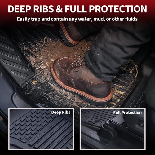 Image of LASFIT Floor Mats for RAM 1500 Quad Cab 2025 2026 2027