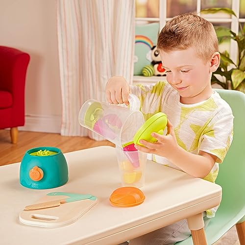 B. Toys BX2230Z Mini Chef - Fruity Smoothie Playset- Pretend Play Smoothie Play Set – Toy Blender & Play Kitchen Accessories – Play Food, Cup, Cutting Board, Knife – Role-Play Toys For Kids thumb #8