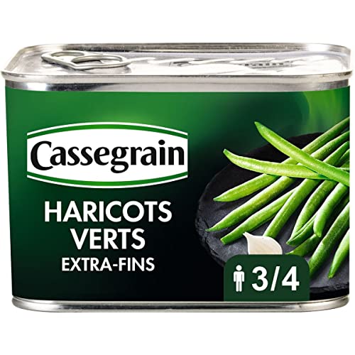 Haricots verts extra fins CASSEGRAIN pour vos salades et repas de famille