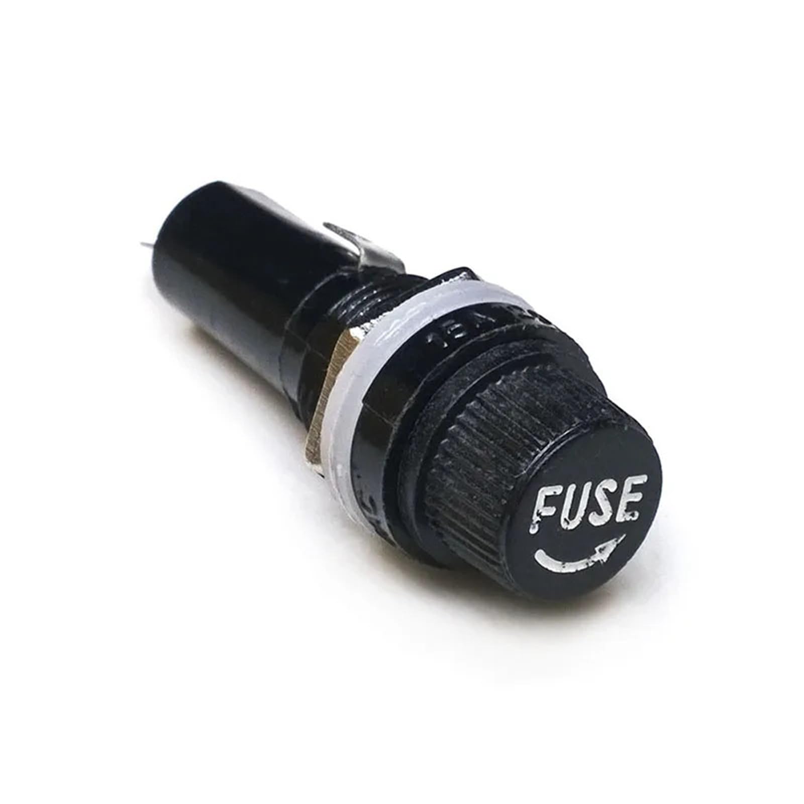 Portafusibles de vidrio de 5 x 20 mm y 6 x 30 mm, soporte de tubo de seguridad for montaje en panel integrado, 5 unidades(6x30MM,3A)