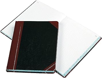 Boorum & Pease 21300R Columnar Book، Record Ruled، 300 Pages، 10-3 / 8-Inch x8-1 / 8-Inch، Black   