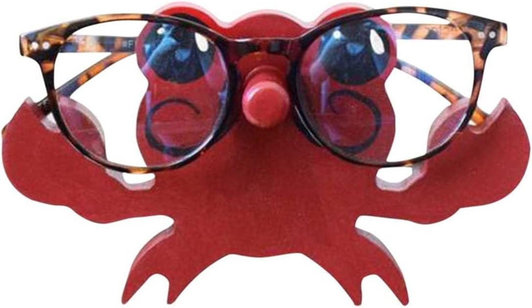 Wood Eyeglass Holder Cute Pet Glasses Stand Holder, Animal
