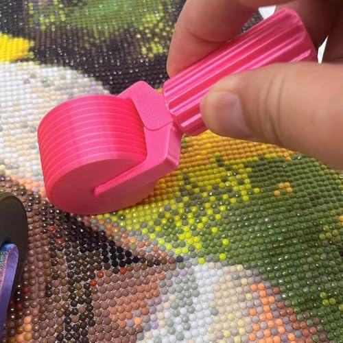 Image of 2-Pack Diamond Art Roller - Diamond Painting Tools, DIY Craft Tool for Rhinestone Embroidery, Diamond Painting Press Roller for Smooth Pressing, Diamond Painting Tools and Accessories (2pcs-a)