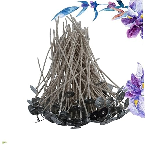 Bases para mechas de vela OSALADI 100 pcs miniatura 6
