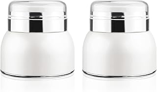 Paquete de 2 tarros de bomba sin aire de 2 on...