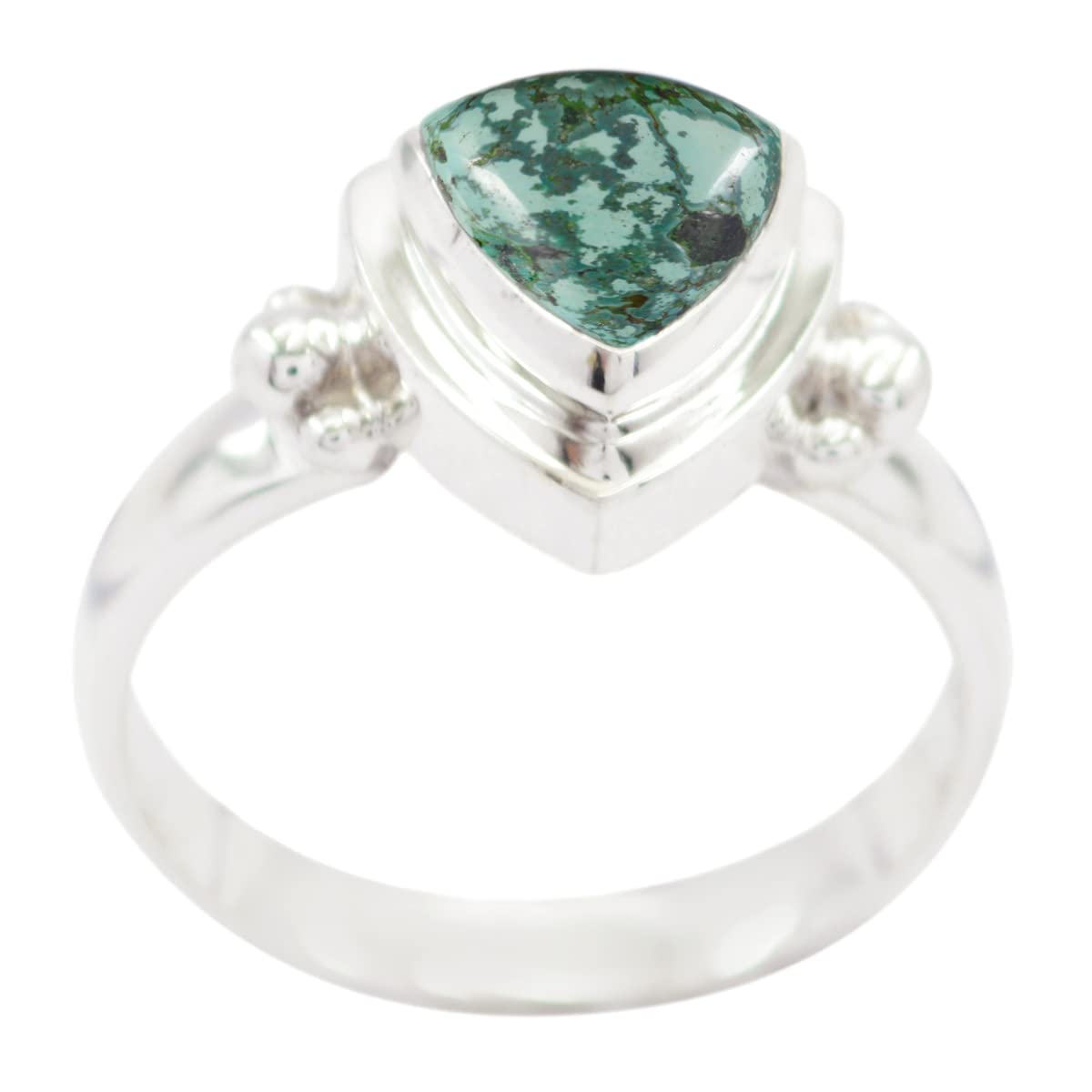 Bague en argent sterling 925 triangle chic au quotidien - 2