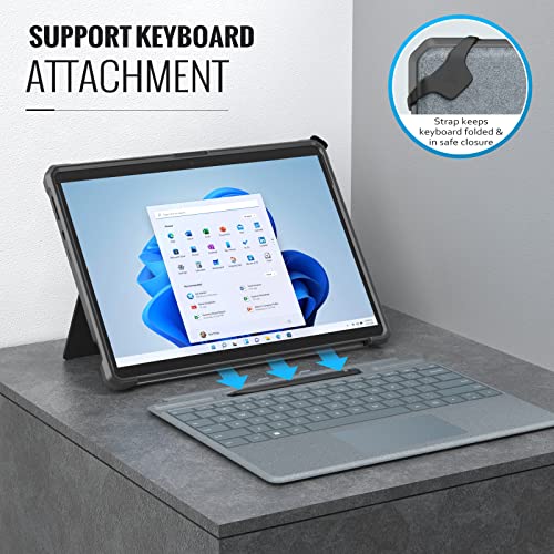 Image of MoKo Case Fits Microsoft Surface Pro 8 13 inch 2021 Release Tablet,Plata