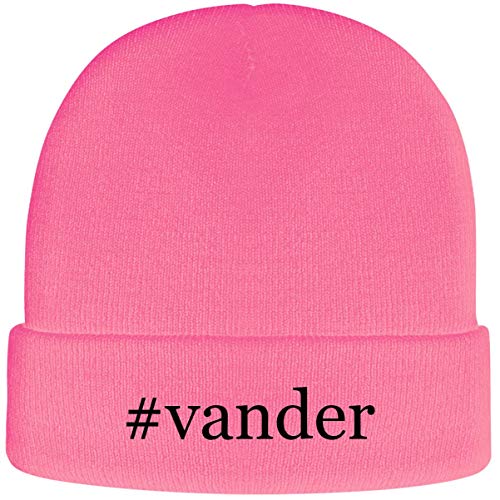 One Legging it Around #Vander - Soft Hashtag Adult Beanie Cap, Pink