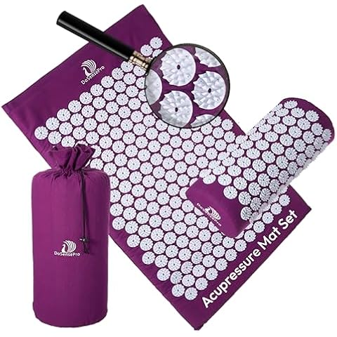 Acupressure Mat and Pillow Set by DoSensePro Cover