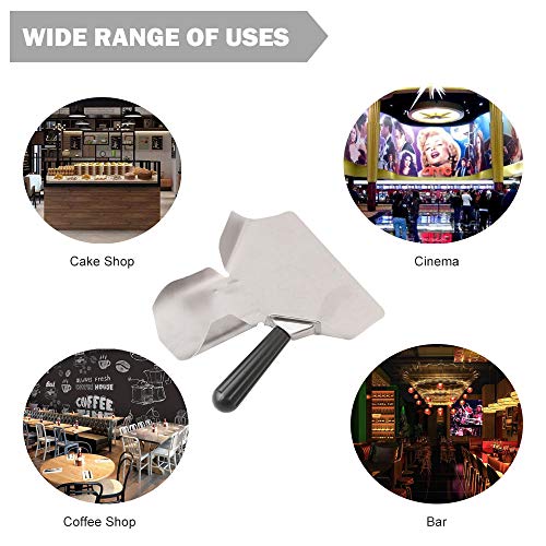 CNQLIS Popcorn-Schaufel und Dredge Shaker aus Metall, ideal zum Befüllen von Pommes Frites, mit Salz- und Gewürzspender - Image 6