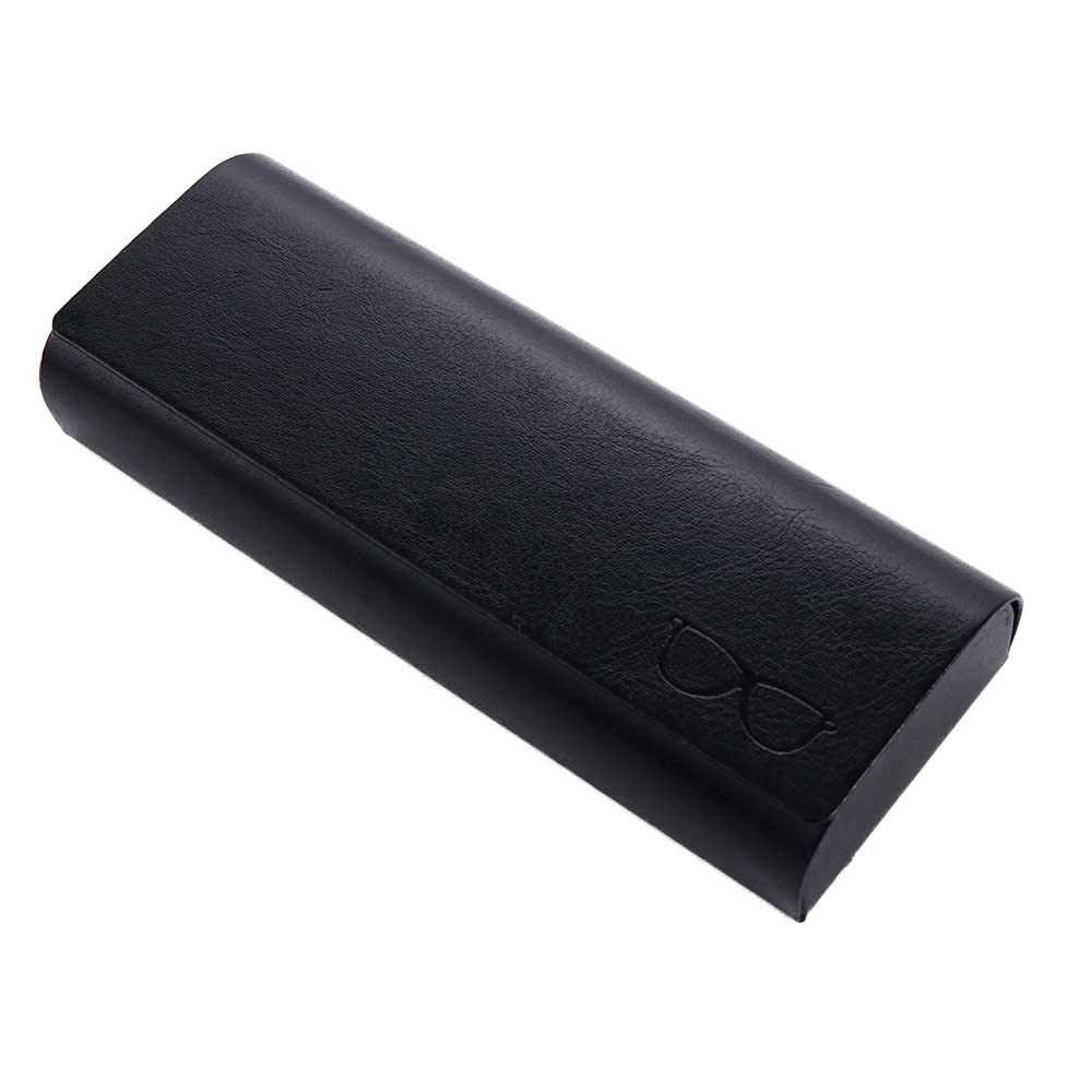 Sunglasses Case Hard Shell 3-Pack Black S - Portable Hard Eyeglass Cases With Cleaning Cloths Hard Shell Glasses Case