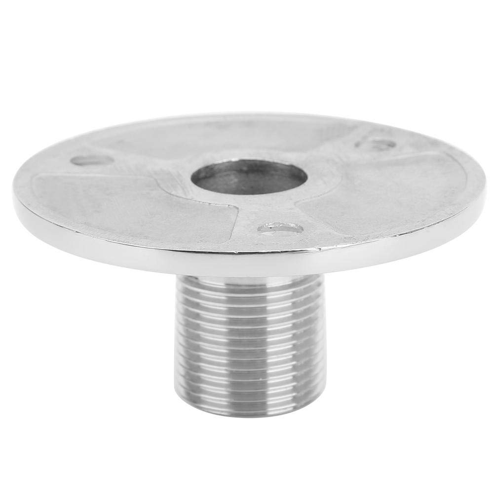 Montaje de la Base de la Antena, Rosca Macho de Acero Inoxidable 316 Montaje de la Base de la Antena Marina Base de la Antena Accesorios del Barco, Base de la Antena Redonda de Montaje