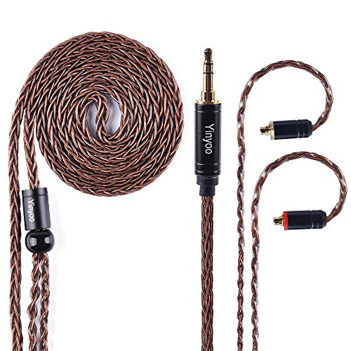 Amazon | YYX4823 リケーブル mmcx 8芯 銀メッキケーブル mmcx 3.5mm